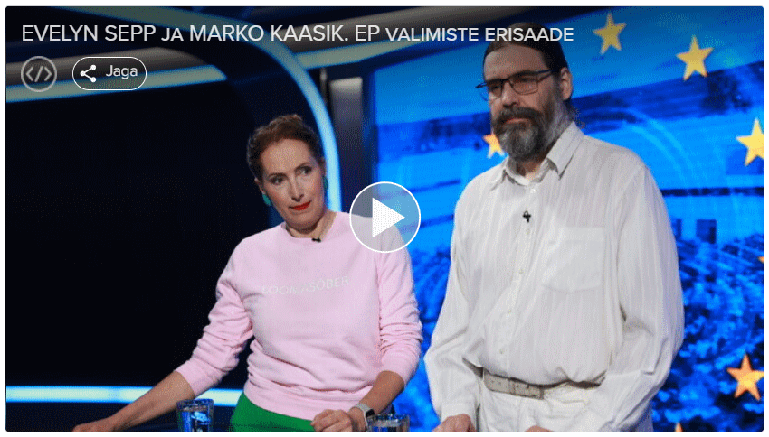 OTSE UUDISTEMAJAST:  Evelyn Sepp ja Marko Kaasik Rohelistest: EP valimiste erisaade