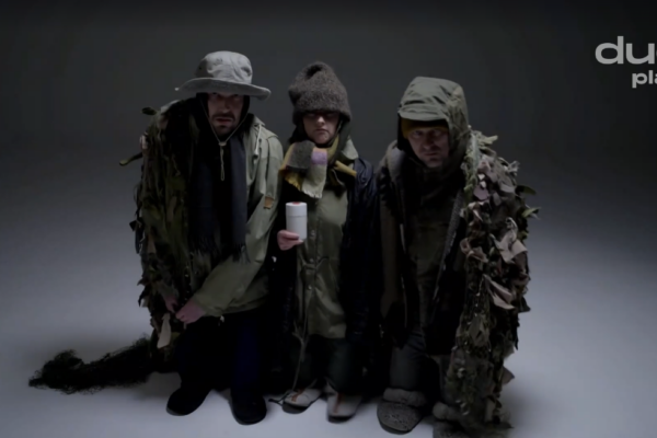 Sellisena kujutati etendusel "Kus oled sina?" erakonda Eestimaa Rohelised.